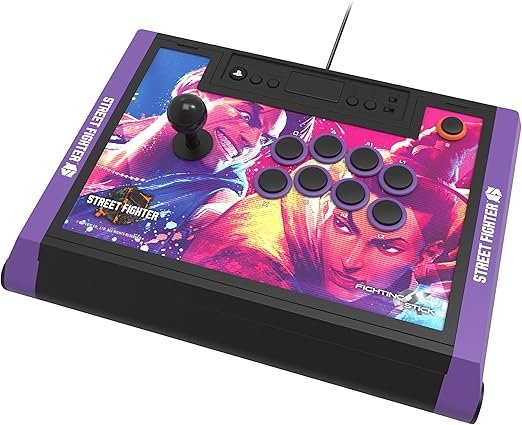 Hori Fighting Stick Alpha Street Fighter 6 Edition PS5 PS4 PC Licenciado Capcom Sony