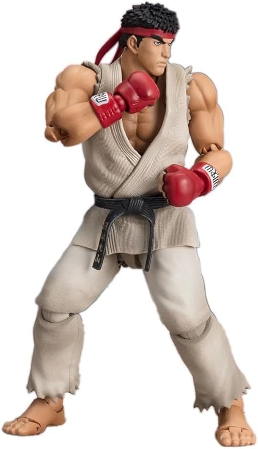 Ryu NECA Ultra Street Fighter II Figure 18cm Articulado quimono branco