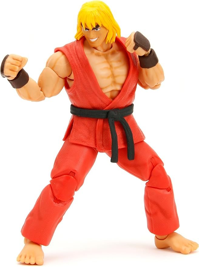 Ken Masters NECA Ultra Street Fighter II Figure Shoryuken Noah Centineo