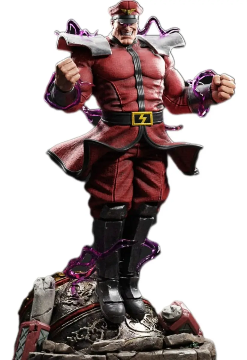 Estatueta Street Fighter M. Bison V1 Em 15cm impressão 3D decoração