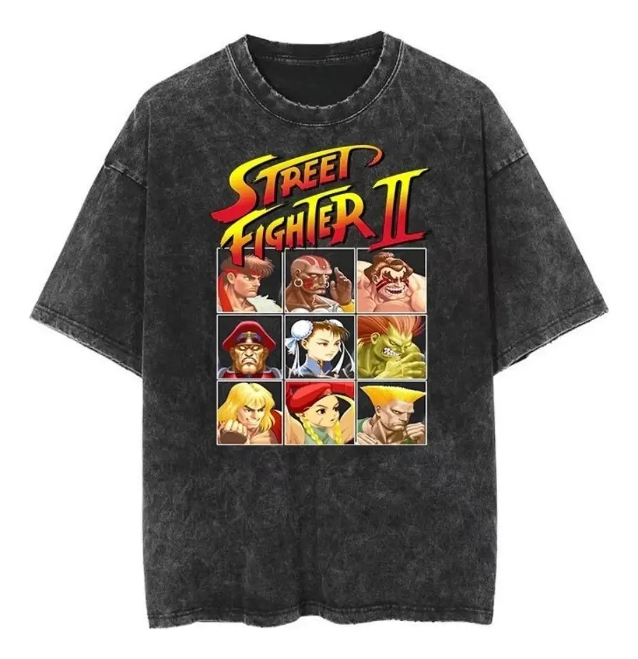 Camiseta Street Fighter II Capcom Clásssica