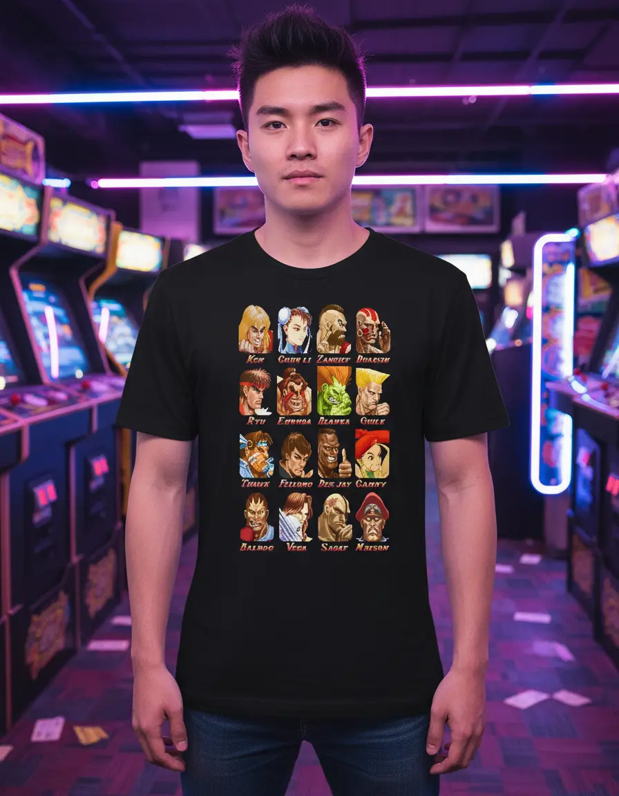 Camiseta Street Fighter CLassica V2 