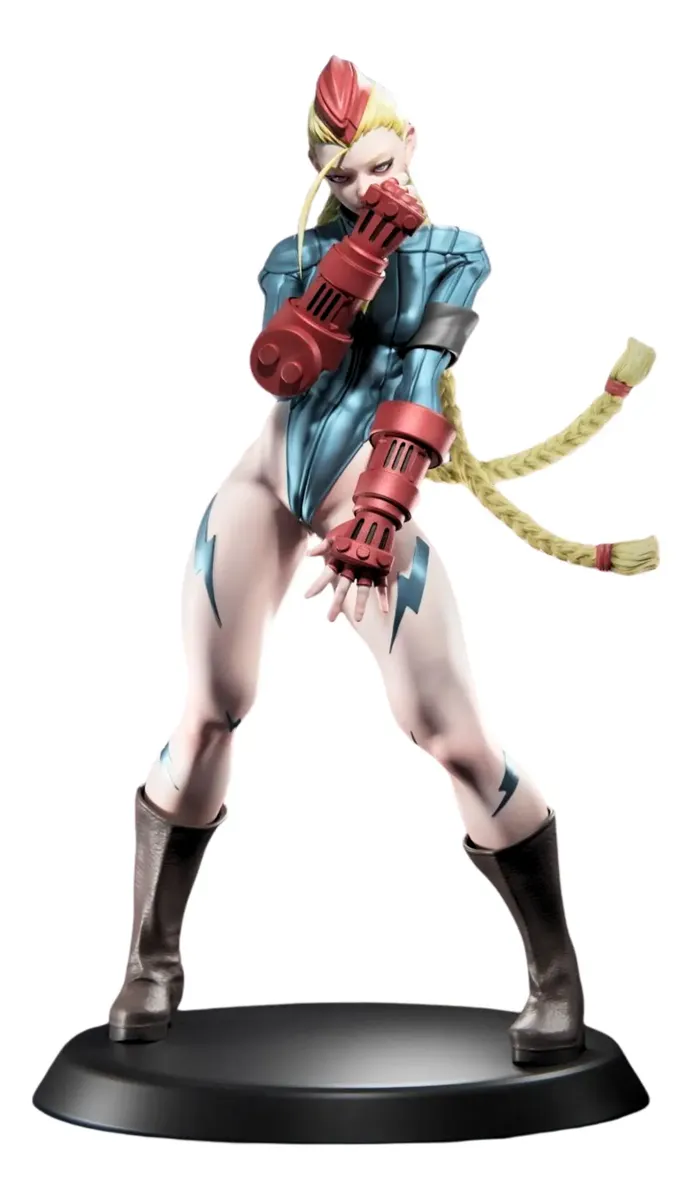 Juri Han Street Fighter artesanal impressão 3D decoração