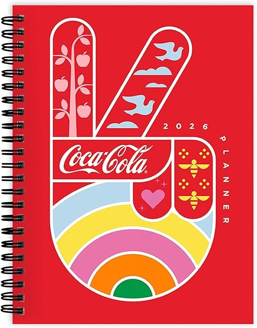 Agenda Coca-Cola 2026 calendário mensal Amazon