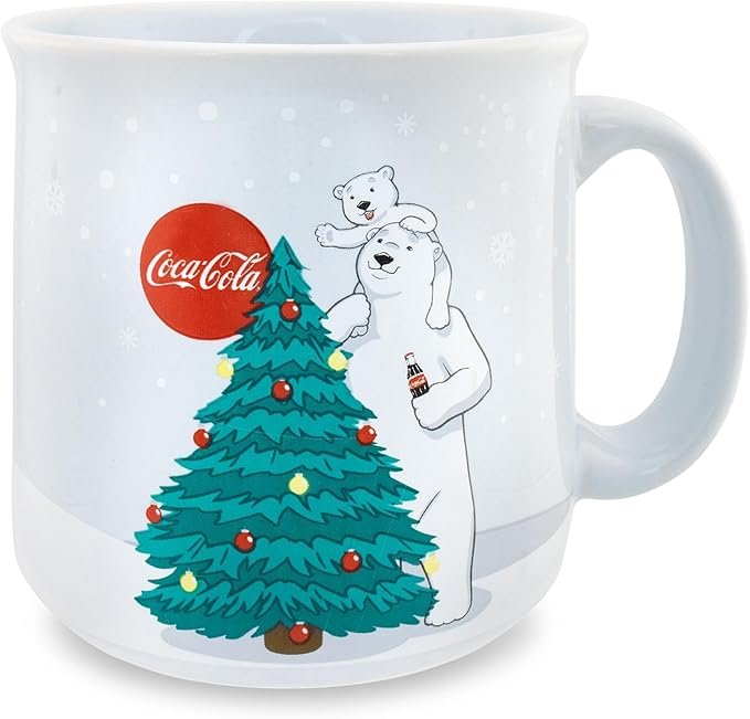 Caneca Natalina de Cerâmica Coca-Cola chocolate quente 27 avaliações Amazon