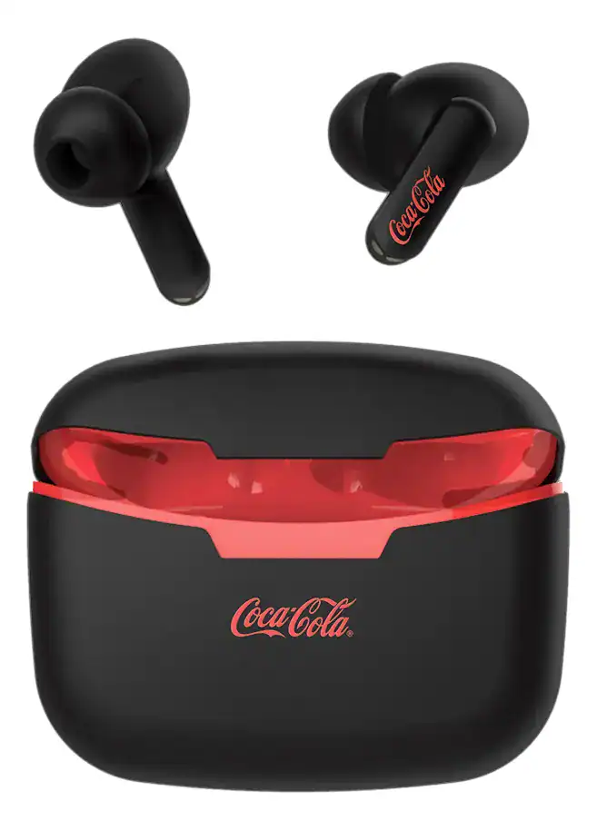 Fone de Ouvido TWS Bluetooth Coca-Cola Flow Earbuds edição limitada