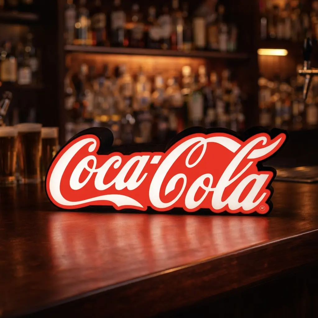 Luminária Coca-Cola Retrô LED Decoração 240 avaliações