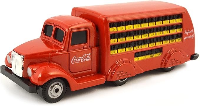 Miniatura Caminhão Coca-Cola Retrô 1937 garrafas sinalização vintage Amazon