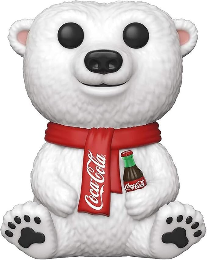 Funko Pop Urso Polar Coca-Cola Amazon colecionador