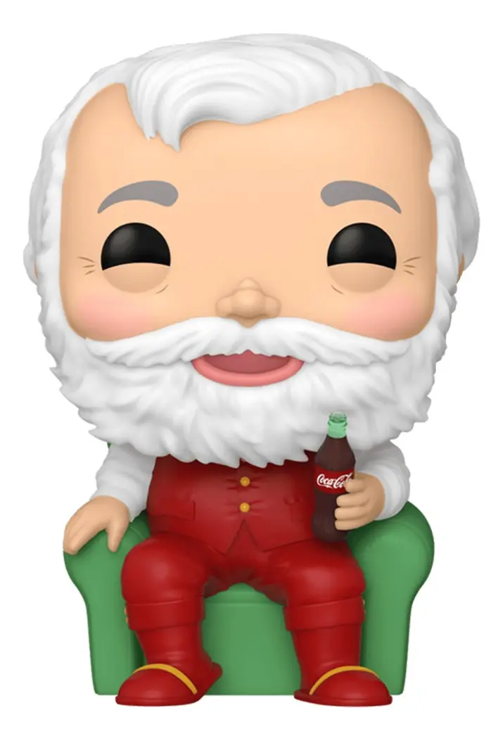 Funko Pop Coca-Cola Santa In Chair Papai Noel sentado tomando Coca