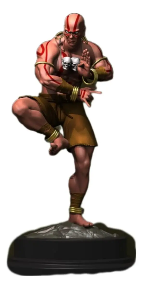 Boneco Action Figure Street Fighter Dhalsin Em 15cm