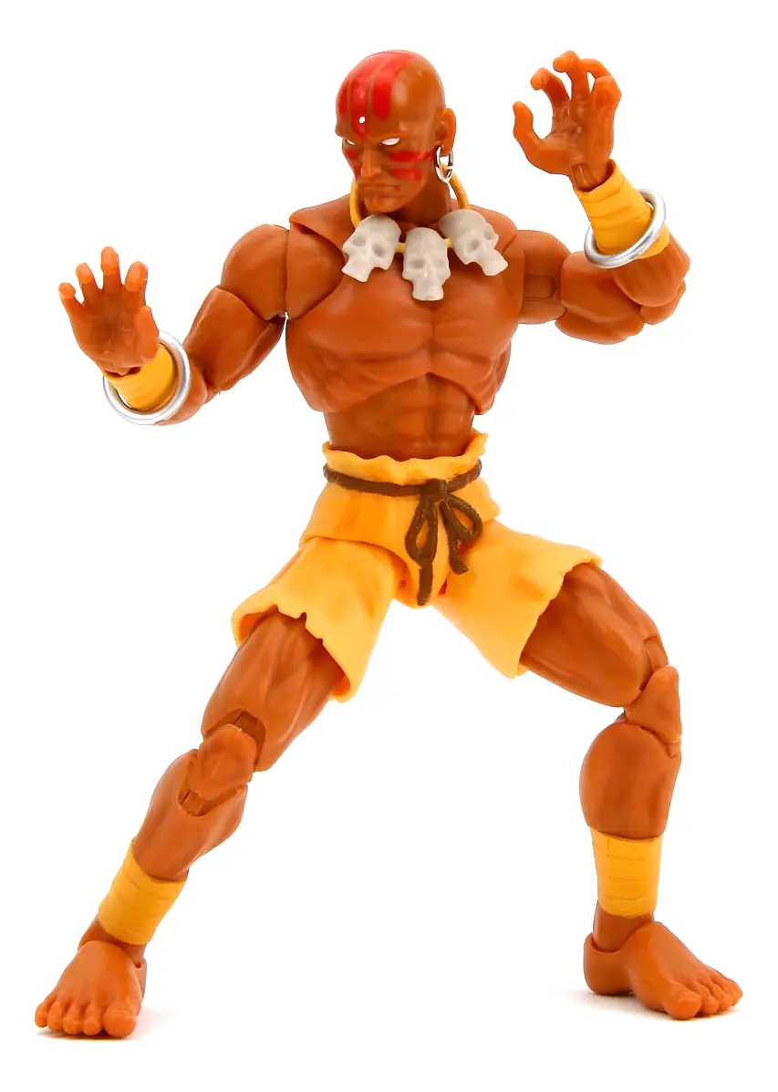 Dhalsim Jada Toys Street Fighter Premium articulado Yoga Fire