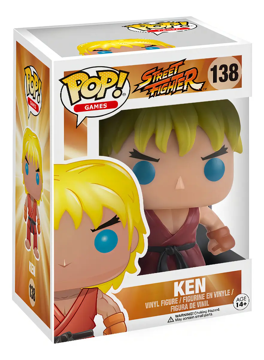 Funko Pop Ken Street Fighter Shoryuken Noah Centineo filme
