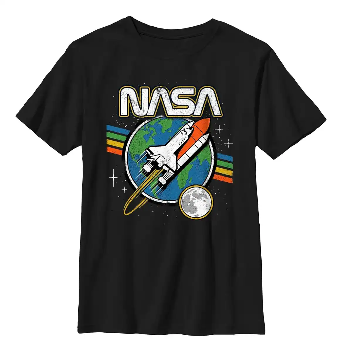 Malha Color Estampada Estilo Nasa Espacial