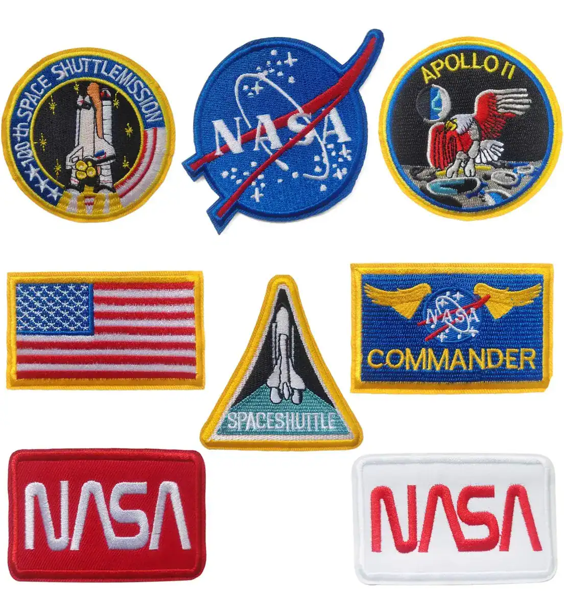 Patches para Costurar NASA Termocolantes Kit