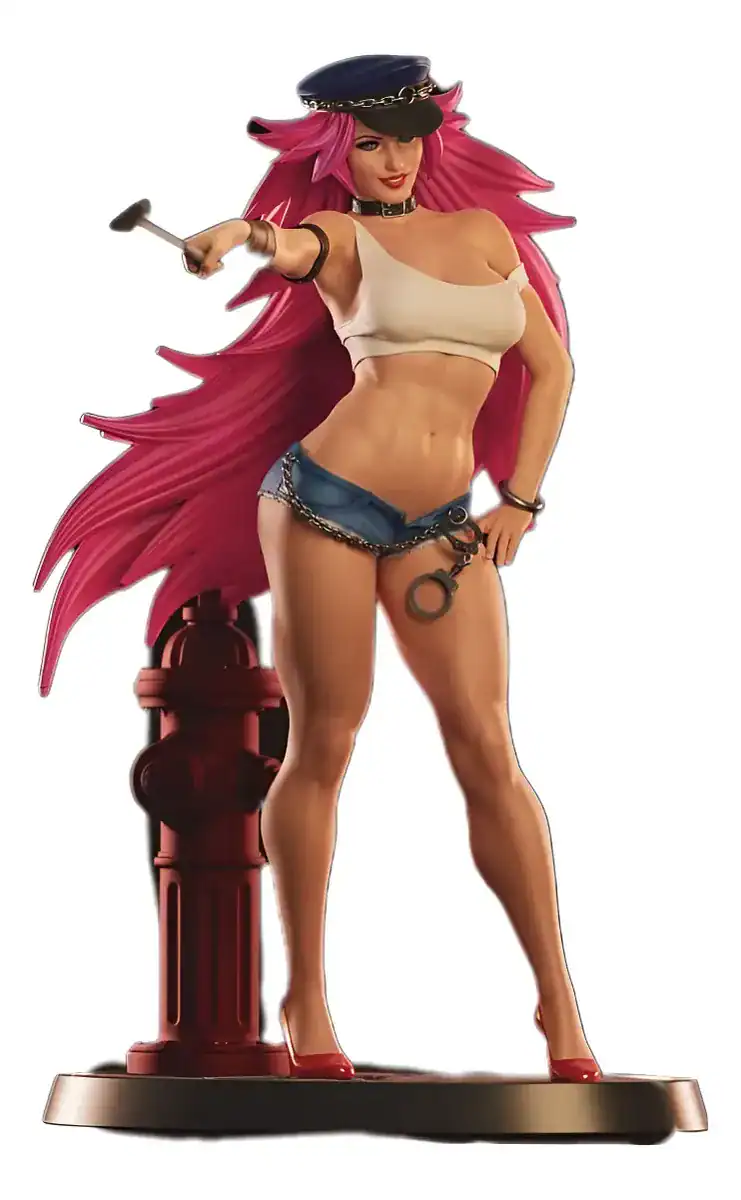 Street Fighter Poison V3 Em 15cm impressão 3D decoração