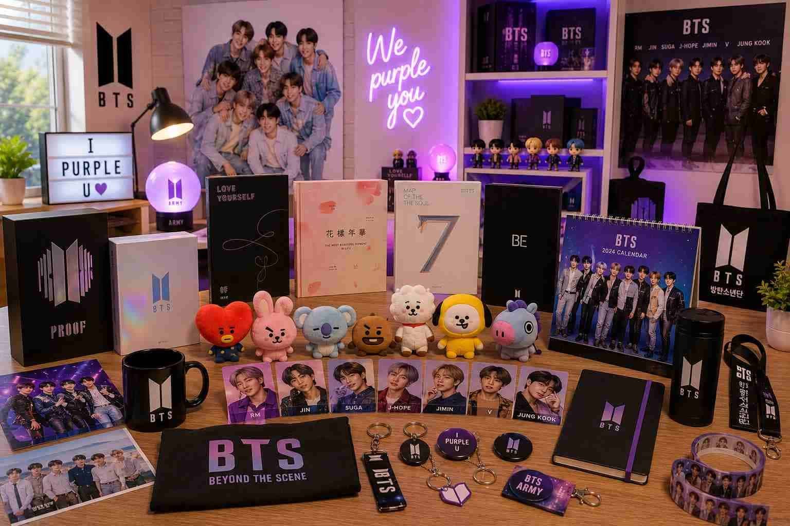 Guia de presentes para fã de BTS da Presendicas