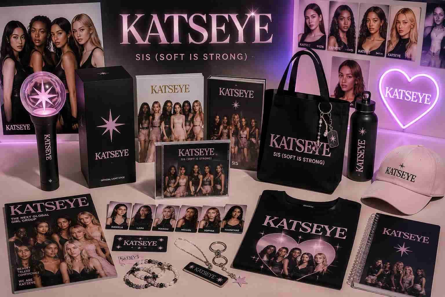 Guia de presentes para fã de Katseye da Presendicas