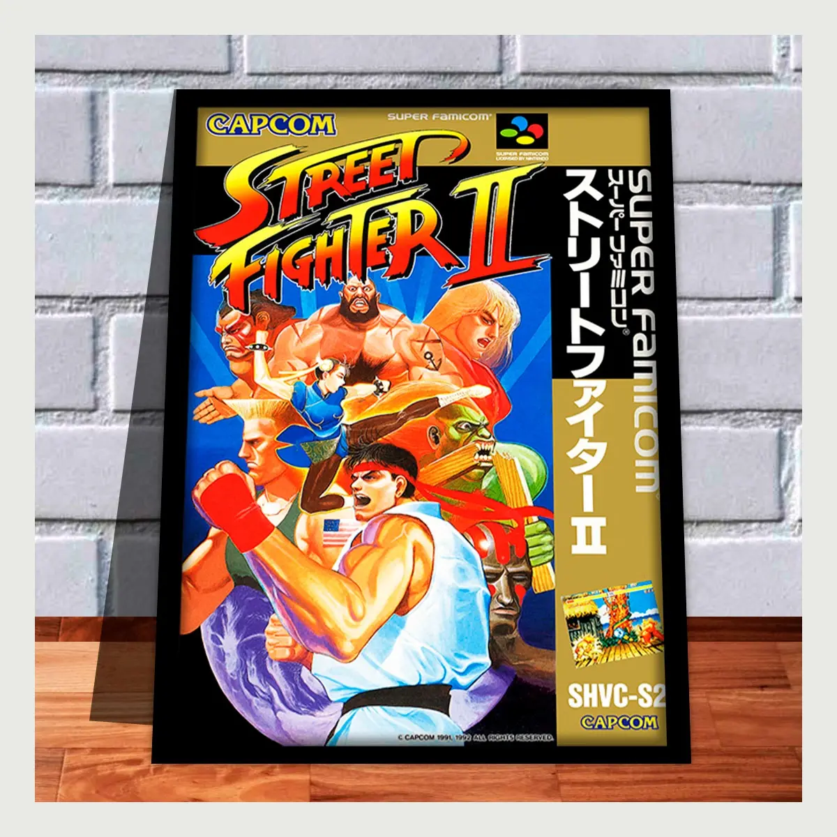 Quadro Street Fighter elenco torneio completo