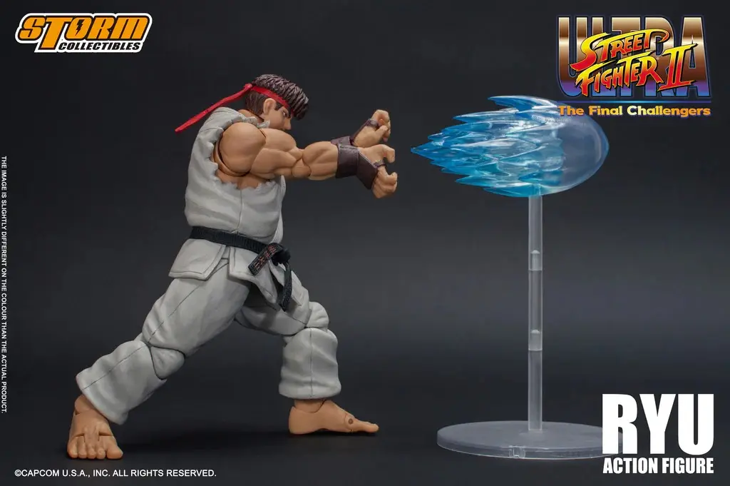 Ryu SEGA Street Fighter figura premium colecionável musculatura
