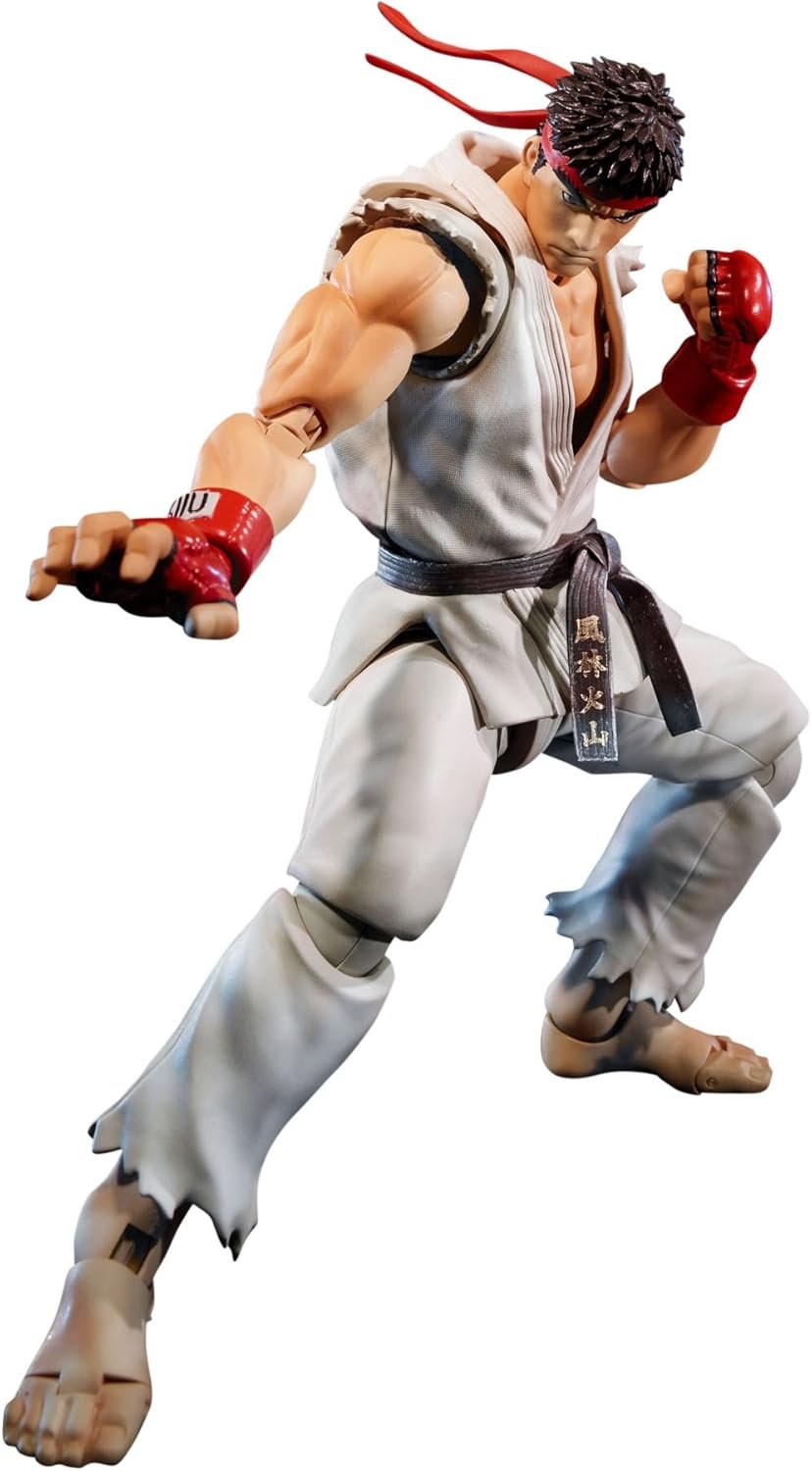 Ryu S.H.Figuarts Bandai Tamashii Nations Street Fighter mãos intercambiáveis