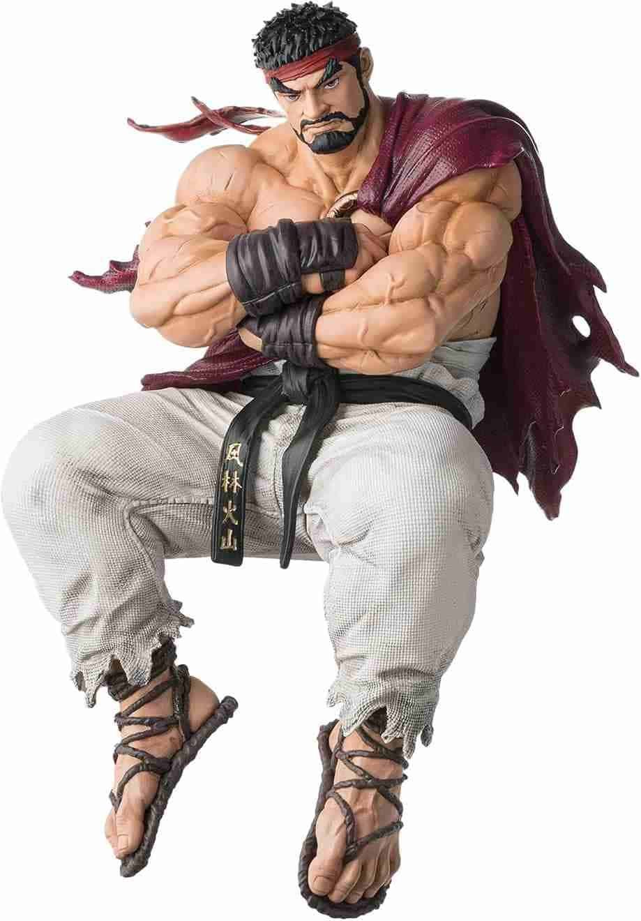 Ryu SEGA Street Fighter figura premium colecionável musculatura