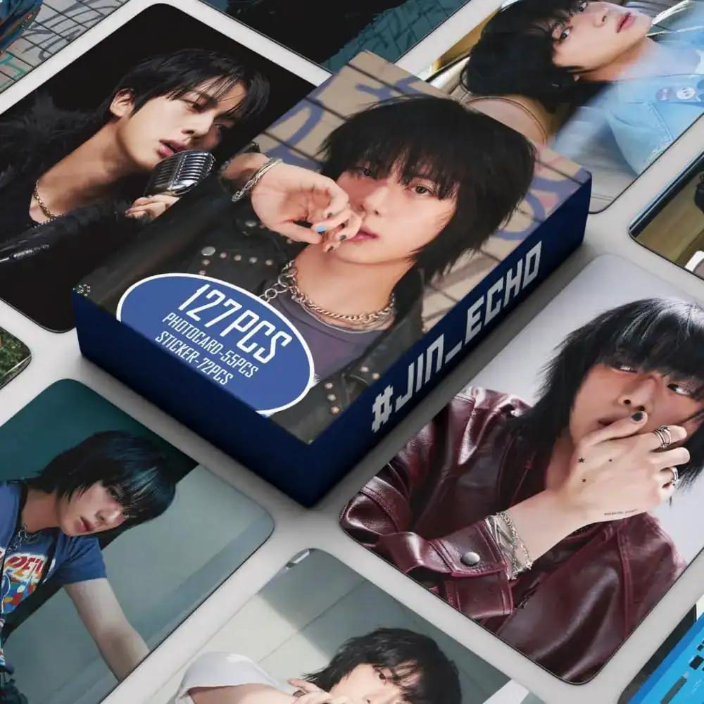 127 Pcs Bts Jin Photocards Álbum Echo Merch Jin