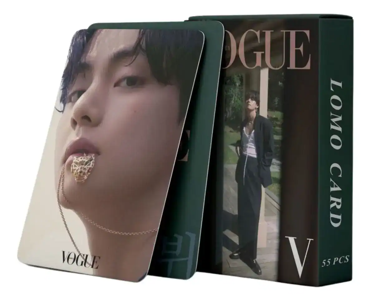 55 Cartões Fotográficos BTS — Vogue V / Taehyung