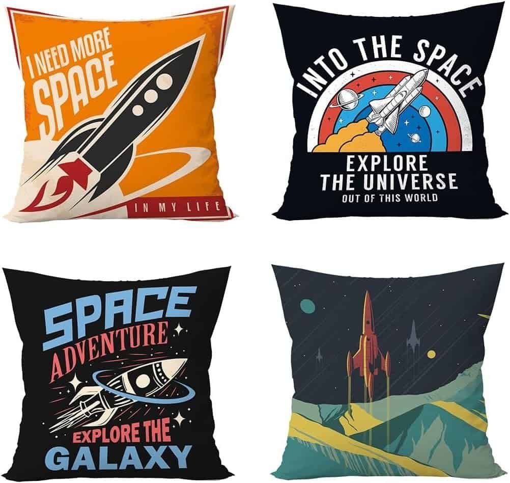 Almofada NASA Astronauta Decoração Quarto