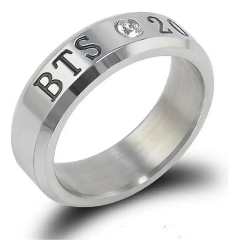 Aço Inoxidável Bts, Colar 2 Em 1, Nome Membro