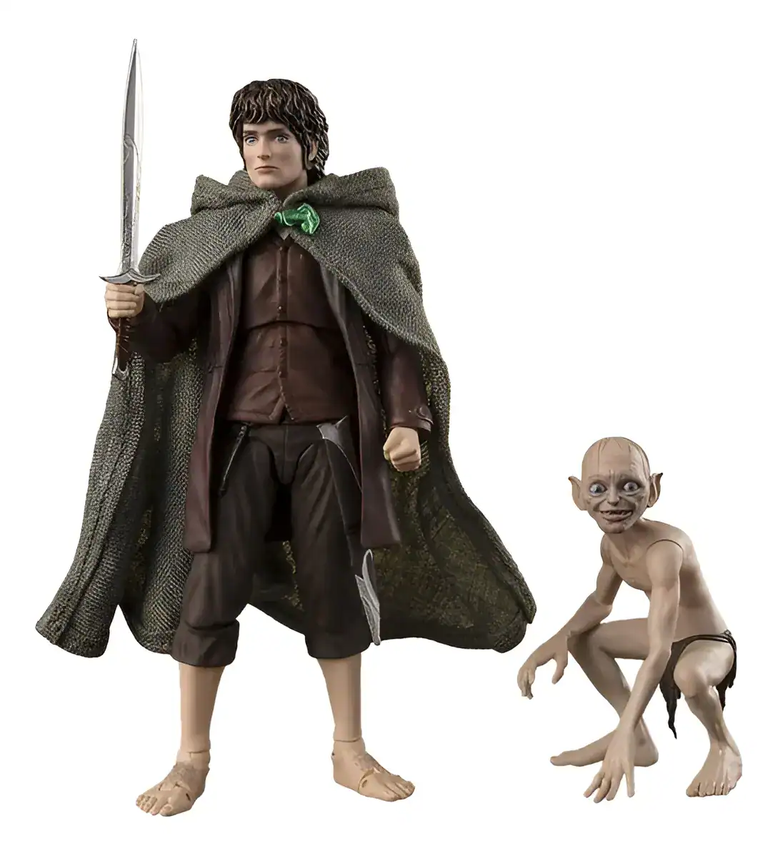 Action Figure Frodo Baggins & Gollum S.H.Figuarts — Tamashii Nations Bandai