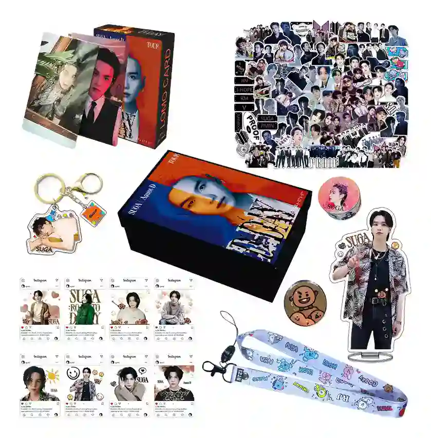 Álbum BTS Suga Min Yoon Ki + Pacote de Vale-Presente