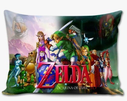 Almofada 27x37 Legend Of Zelda Link Game Decoração Presente