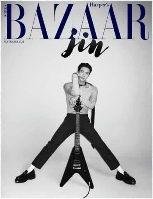 BTS JIN Capa Harper's BAZAAR Magazine