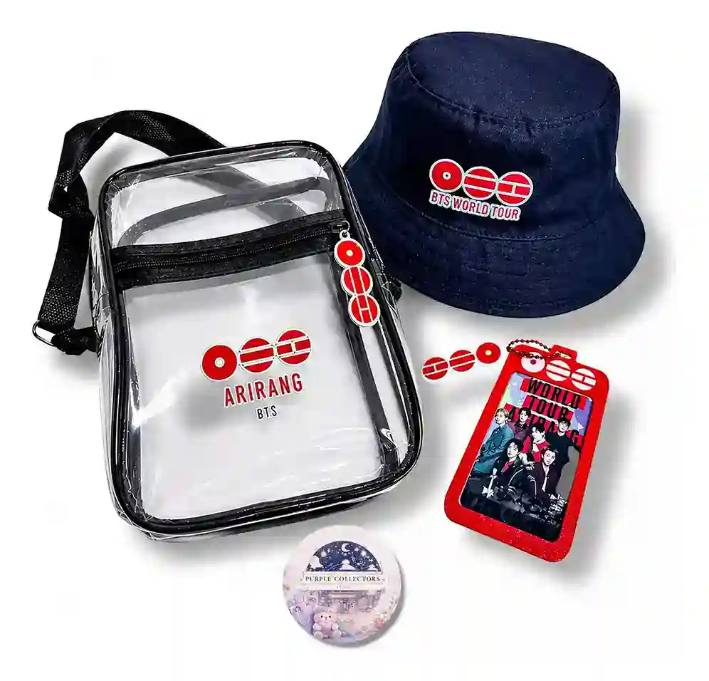 Bolsa Bucket Porta Photocard Arirang Bts K-pop Army Kit