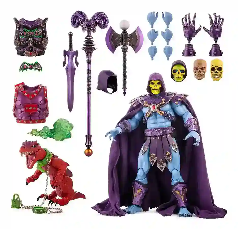 Boneco Skeletor Mondo Action Figure Masters Universe