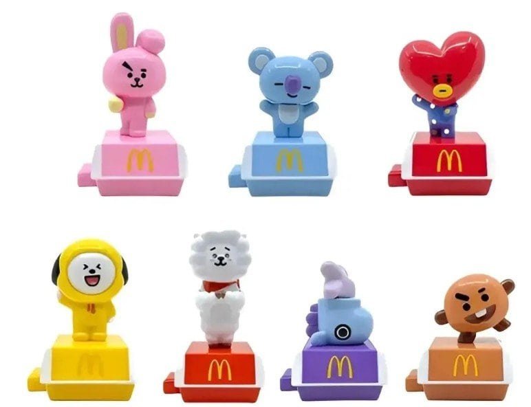 Bts Coleção Bt21 Mcdonald's