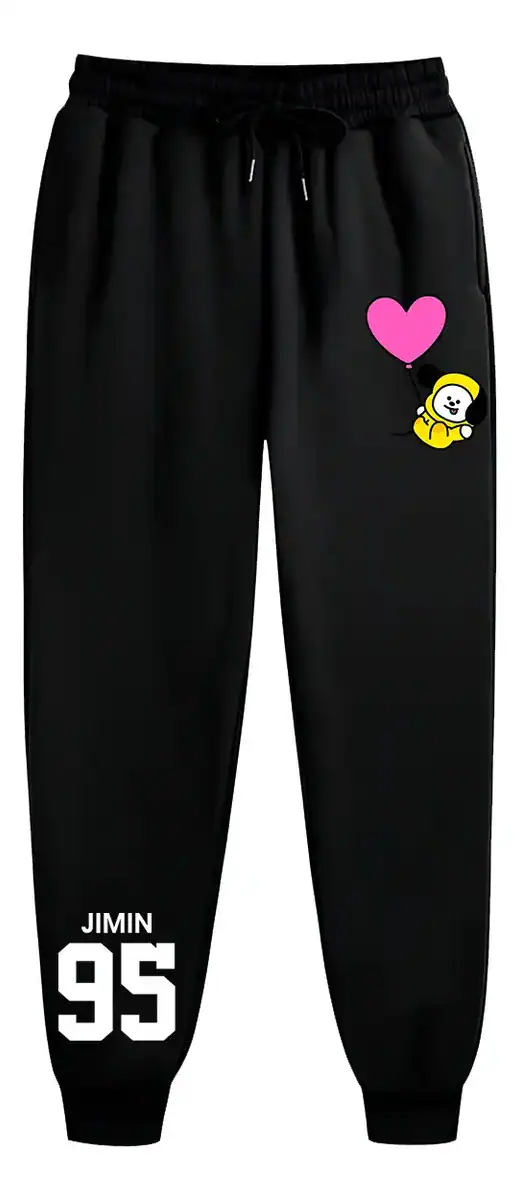 Calça Moletom BTS Jimin Bt21 Chimmy