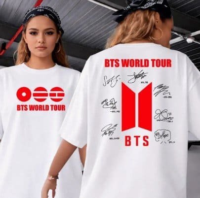 Camiseta Bts 2026 Brasil World Tour