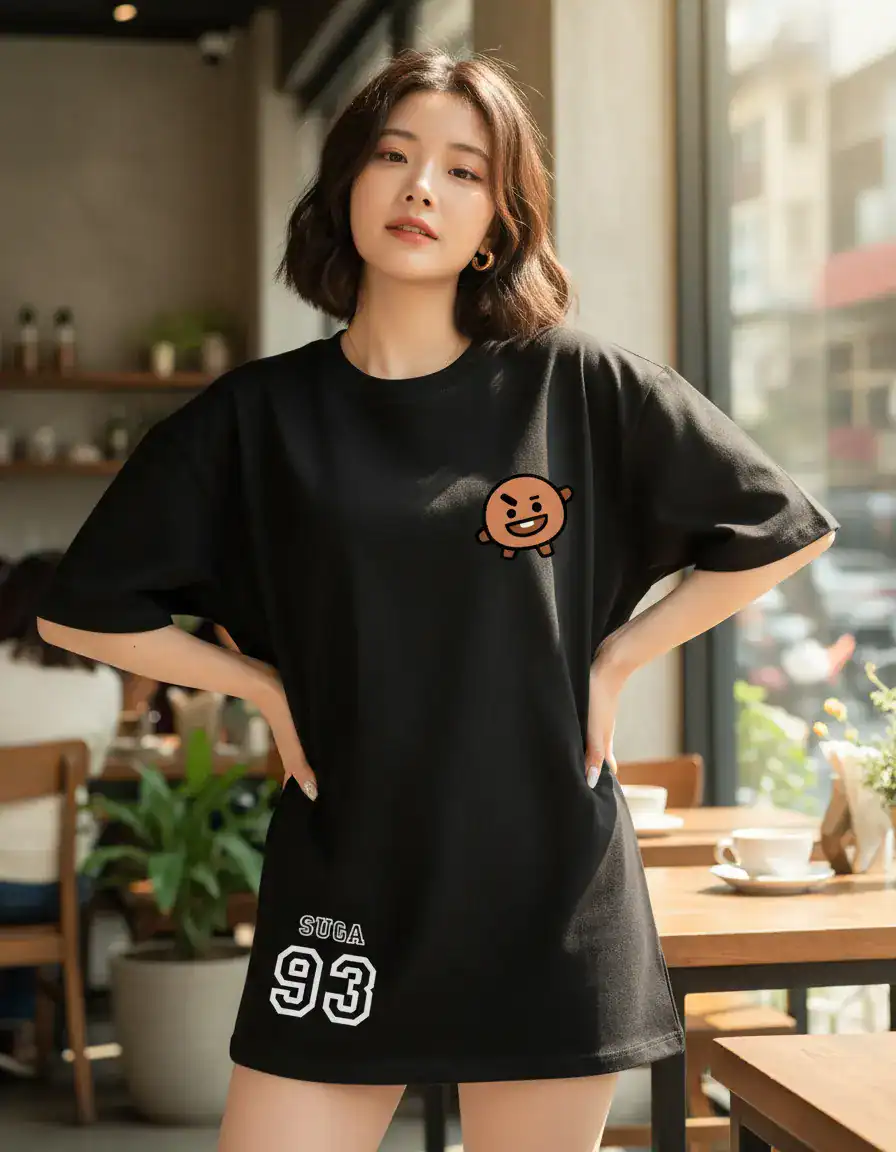 Camiseta BTS Suga — BT21 SHOOKY