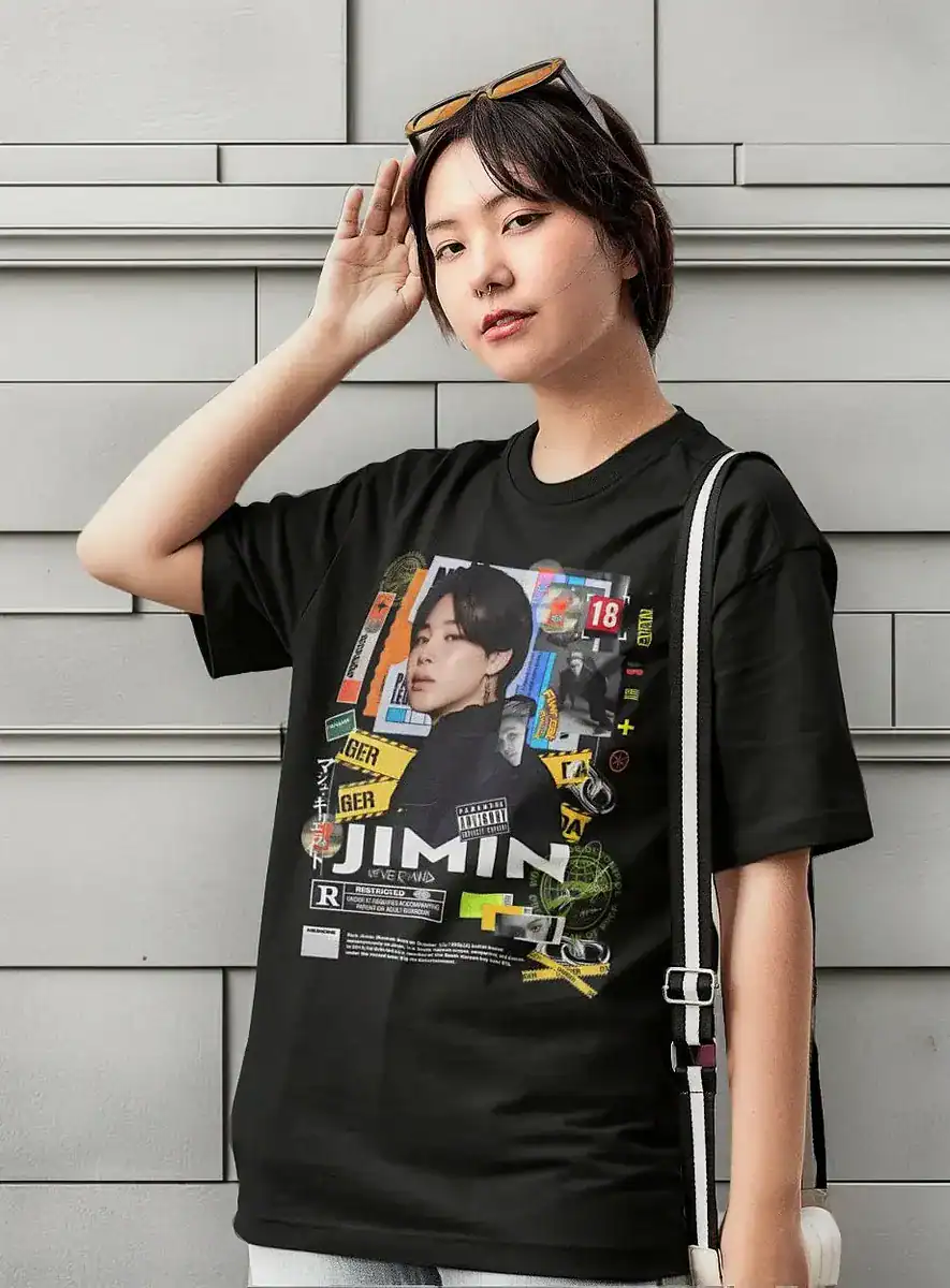 Camiseta Cantor Coreano Park Ji-min