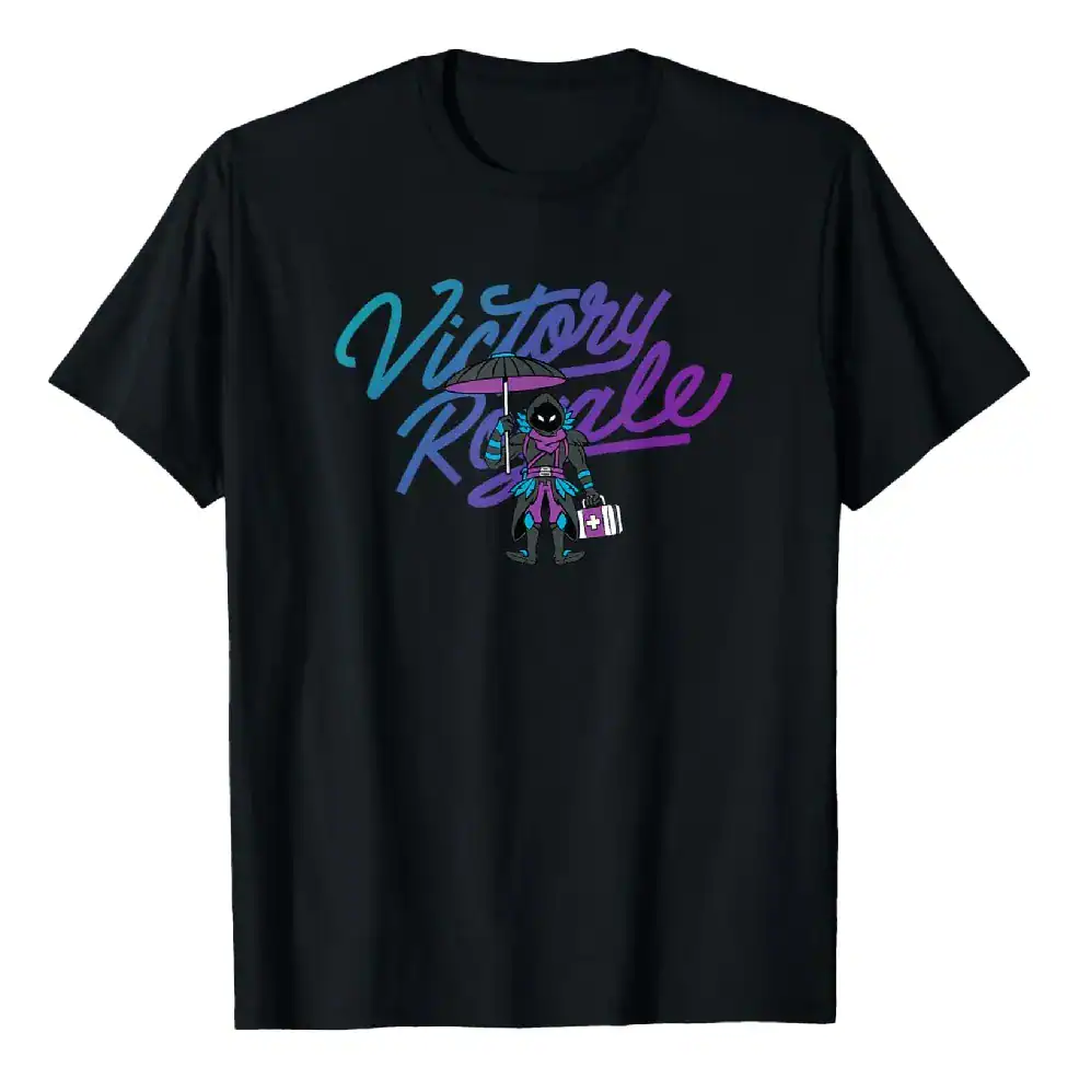 Camiseta Fortnite Victory Royale logo oficial algodão