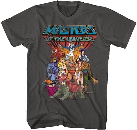 Camiseta Adulta The Whole Group Gang Masters of the Universe
