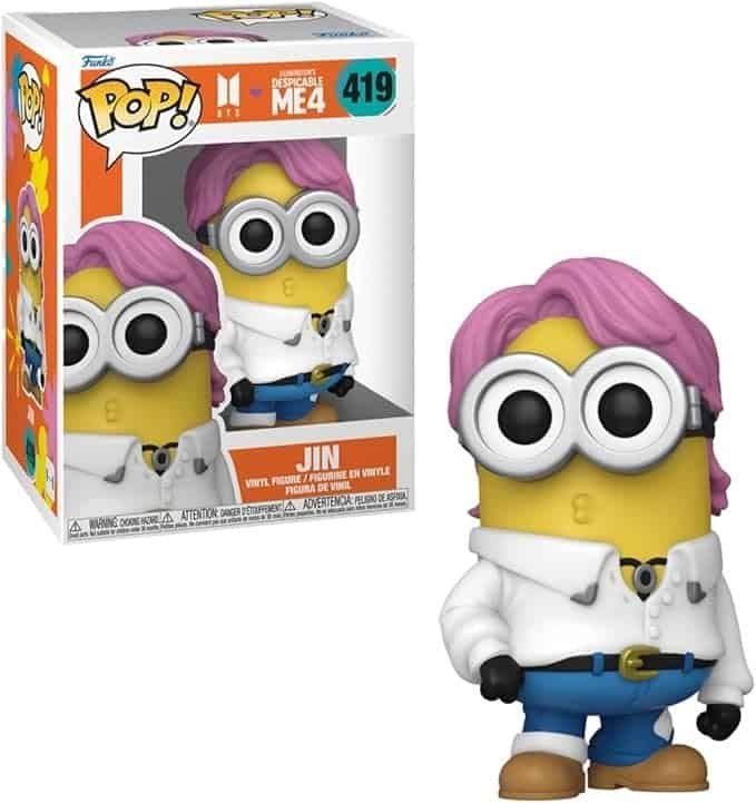 Funko POP! Jin, Rocks BTS x Meu Malvado Favorito