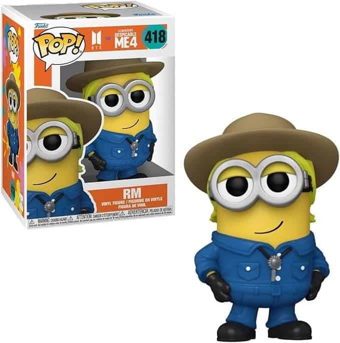 Funko POP! RM, Rocks BTS x Meu Malvado Favorito