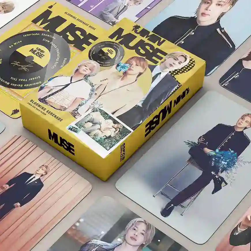 Cartão Fotográfico Kpop Bts Jimin 55 Fotos