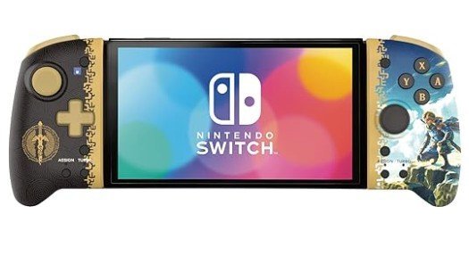 Controle Ergonômico HORI Split Pad pro Compacto Edição Legend of Zelda para Nintendo Switch (Modo Portátil) Licenciado Oficialmente pela Nintendo