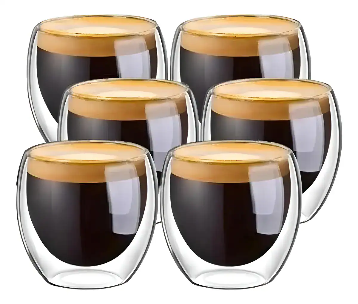 Copo Dupla Parede em Borosilicato