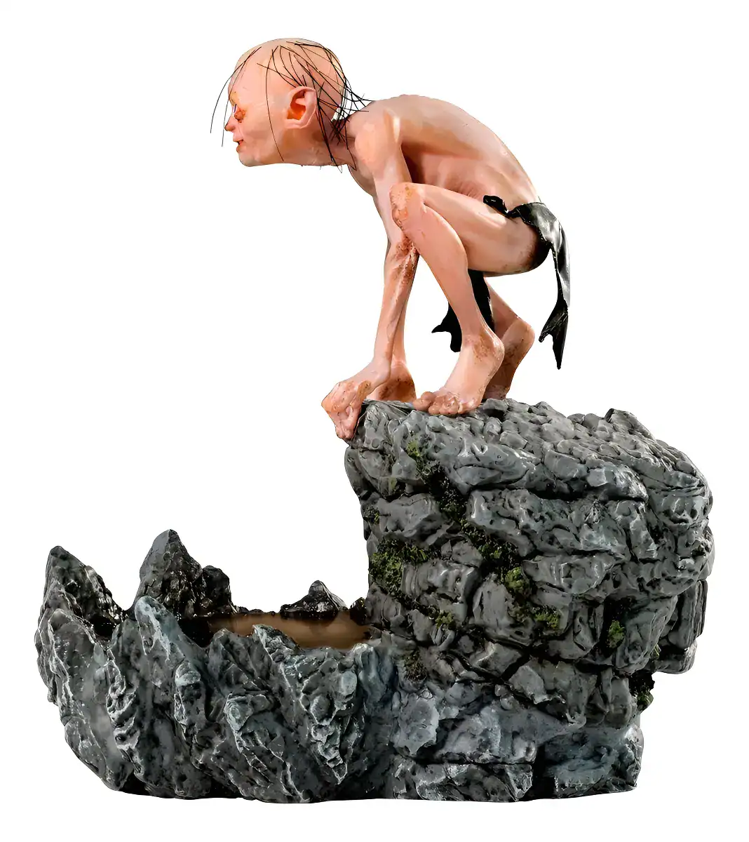 Estátua Gollum Deluxe Lord Of The Rings 1 10 Iron Studios