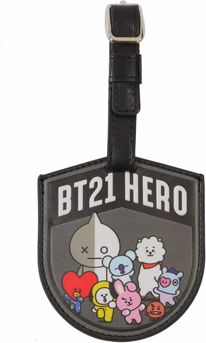Etiqueta de bagagem BTS